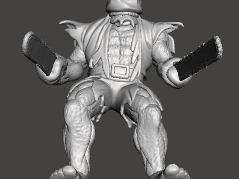 FIGURA MODELLO IN MINIATURA DI BIGGY MAN PER GIOCHI HORROR E FANTASY RPG DND Modello di stampa 3D