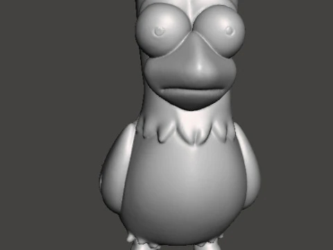 SIMPSONS BART RAVEN POE FIGURA MODELLO SCULTURA STATUA ORNAMENTO Modello di stampa 3D