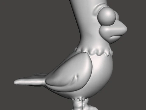 SIMPSONS BART RAVEN POE FIGURA MODELLO SCULTURA STATUA ORNAMENTO Modello di stampa 3D