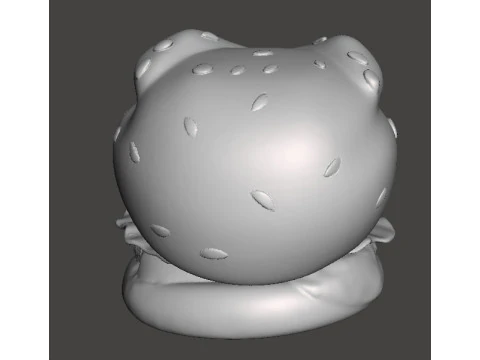 BURGER MIMIC MOSTRO FIGURA MODELLO SCULTURA ORNAMENTO STATUA Modello di stampa 3D