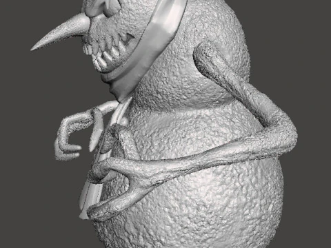 MODELO EM MINIATURA DO MONSTRO DO BONECO DE NEVE MAL PARA JOGOS DE FANTASIA HORROR RPG DND Modelo de Impressão 3D