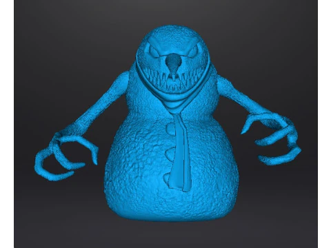 MODELO EM MINIATURA DO MONSTRO DO BONECO DE NEVE MAL PARA JOGOS DE FANTASIA HORROR RPG DND Modelo de Impressão 3D