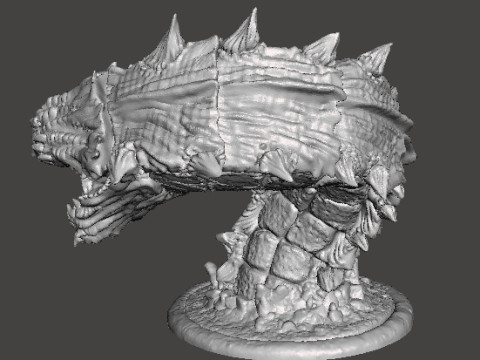 REUZE ZANDWORM WEZEN MODEL FIGUUR VOOR FANTASY GAMES RPG DND 3D printmodel