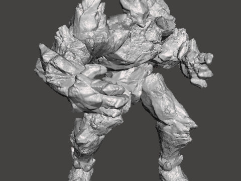 फैंटेसी गेम्स आरपीजी डीएनडी के लिए आइस एलिमेंटल क्रिएचर मॉडल फिगर 3D प्रिंट मॉडल