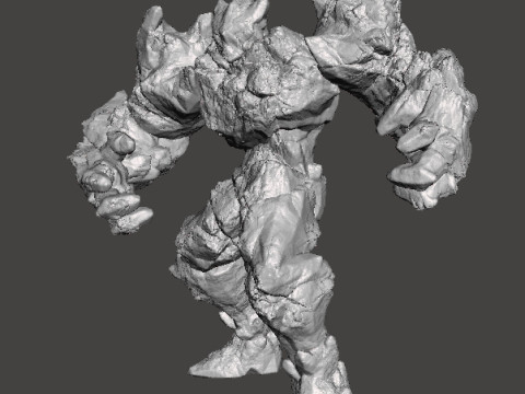 फैंटेसी गेम्स आरपीजी डीएनडी के लिए आइस एलिमेंटल क्रिएचर मॉडल फिगर 3D प्रिंट मॉडल