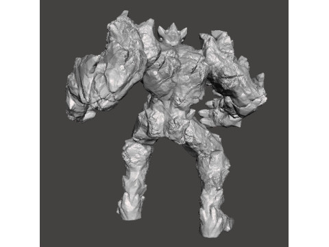 फैंटेसी गेम्स आरपीजी डीएनडी के लिए आइस एलिमेंटल क्रिएचर मॉडल फिगर 3D प्रिंट मॉडल