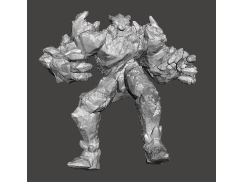 फैंटेसी गेम्स आरपीजी डीएनडी के लिए आइस एलिमेंटल क्रिएचर मॉडल फिगर 3D प्रिंट मॉडल