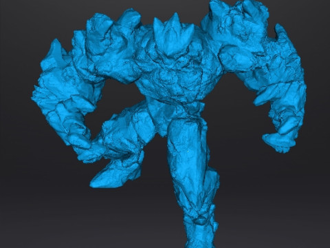 फैंटेसी गेम्स आरपीजी डीएनडी के लिए आइस एलिमेंटल क्रिएचर मॉडल फिगर 3D प्रिंट मॉडल