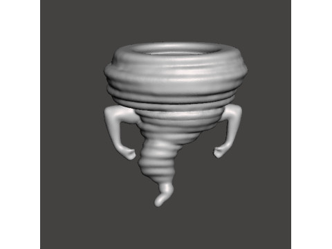 판타지 게임 RPG DND용 영안실 사이클론 모델 피규어 3D 프린트 모델