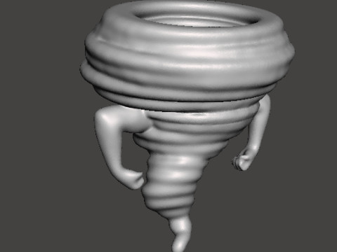 MORTUARY CYCLONE MODEL FIGURE FÜR FANTASY GAMES RPG DND 3D Druckmodell