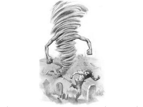 MORTUARY CYCLONE MODEL FIGURE FÜR FANTASY GAMES RPG DND 3D Druckmodell