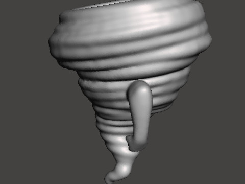 MORTUARY CYCLONE MODEL FIGURE FÜR FANTASY GAMES RPG DND 3D Druckmodell