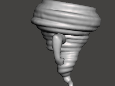 MORTUARY CYCLONE MODEL FIGURE FÜR FANTASY GAMES RPG DND 3D Druckmodell