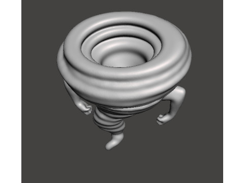 MORTUARY CYCLONE MODEL FIGURE FÜR FANTASY GAMES RPG DND 3D Druckmodell