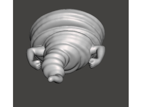 MORTUARY CYCLONE MODEL FIGURE FÜR FANTASY GAMES RPG DND 3D Druckmodell