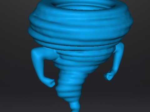 MORTUARY CYCLONE MODEL FIGURE FÜR FANTASY GAMES RPG DND 3D Druckmodell