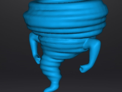 MORTUARY CYCLONE MODEL FIGURE FÜR FANTASY GAMES RPG DND 3D Druckmodell