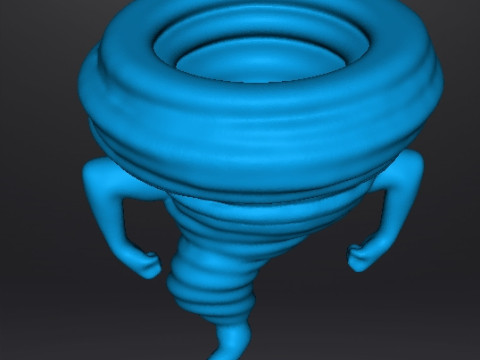 MORTUARY CYCLONE MODEL FIGURE FÜR FANTASY GAMES RPG DND 3D Druckmodell