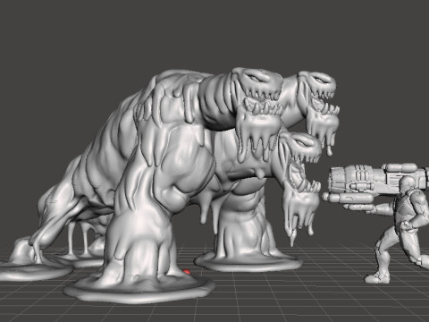 Фигурка модели MVC2 ABYSS 3RD FORM ДЛЯ ФЭНТЕЗИ-ИГР RPG DND 3D Принт Модель