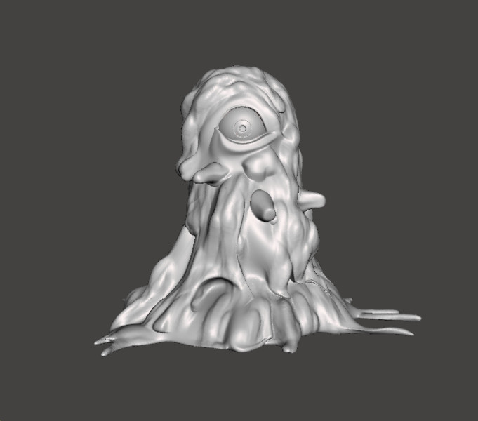 FIGURA MODELO DE OBSERVADOR EXTRAPLANAR PARA JOGOS DE FANTASIA RPG DND Modelo de Impressão 3D .c4d .max .obj .3ds .fbx .stl .blend 