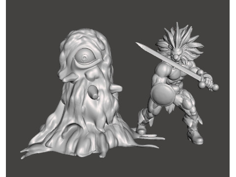 FIGURA MODELO DE OBSERVADOR EXTRAPLANAR PARA JOGOS DE FANTASIA RPG DND Modelo de Impressão 3D