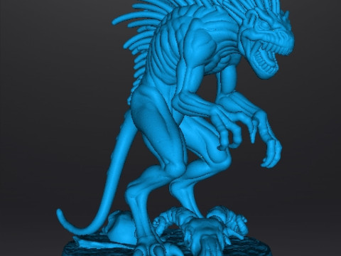 МИНИАТЮРНАЯ МОДЕЛЬ ДИКОЙ ЧУПАКАБРЫ ДЛЯ РПГ УЖАСОВ ИЛИ ФЭНТЕЗИ DND 3D Принт Модель