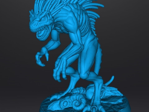 МИНИАТЮРНАЯ МОДЕЛЬ ДИКОЙ ЧУПАКАБРЫ ДЛЯ РПГ УЖАСОВ ИЛИ ФЭНТЕЗИ DND 3D Принт Модель