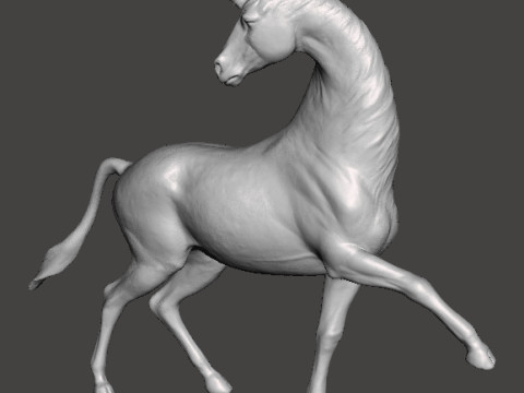 LICORNE FIGURE MODÈLE SCULPTURE STATUE ORNEMENT ANIMAL Modèles 3D en vedette
