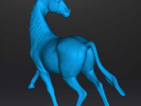 LICORNE FIGURE MODÈLE SCULPTURE STATUE ORNEMENT ANIMAL Modèles 3D en vedette