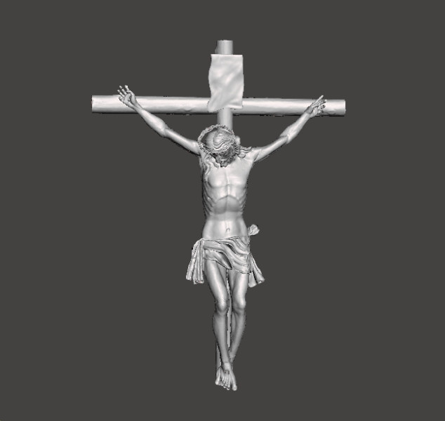 ІСУС ХРИСТОС АНТИЧНЕ РОЗП'ЯТТЯ РЕЛІГІЙНА СТАТУЯ СКУЛЬПТУРА МИСТЕЦТВО 3D Принт Модель .c4d .max .obj .3ds .fbx .stl .blend 