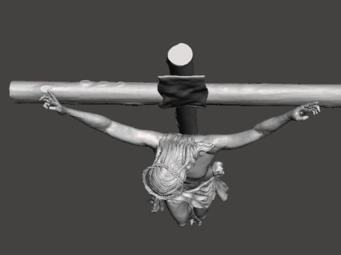 ІСУС ХРИСТОС АНТИЧНЕ РОЗП'ЯТТЯ РЕЛІГІЙНА СТАТУЯ СКУЛЬПТУРА МИСТЕЦТВО 3D Принт Модель