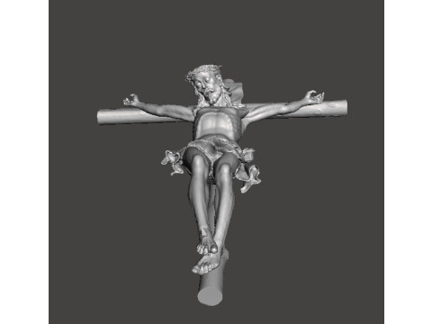 ІСУС ХРИСТОС АНТИЧНЕ РОЗП'ЯТТЯ РЕЛІГІЙНА СТАТУЯ СКУЛЬПТУРА МИСТЕЦТВО 3D Принт Модель