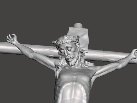 ІСУС ХРИСТОС АНТИЧНЕ РОЗП'ЯТТЯ РЕЛІГІЙНА СТАТУЯ СКУЛЬПТУРА МИСТЕЦТВО 3D Принт Модель