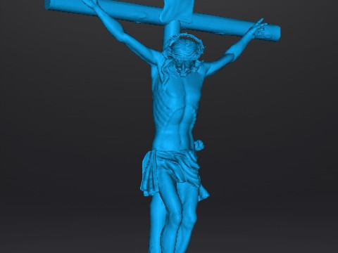 ІСУС ХРИСТОС АНТИЧНЕ РОЗП'ЯТТЯ РЕЛІГІЙНА СТАТУЯ СКУЛЬПТУРА МИСТЕЦТВО 3D Принт Модель