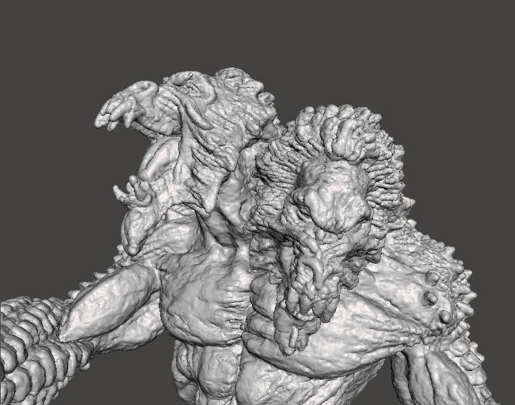 LASHER DEMONE RIGHELLO DEL MONDO INFERIORE MODELLO IN MINIATURA FANTASY GAMES RPG Modello di stampa 3D .c4d .max .obj .3ds .fbx .stl .blend 