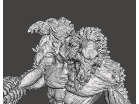 LASHER DEMONE RIGHELLO DEL MONDO INFERIORE MODELLO IN MINIATURA FANTASY GAMES RPG Modello di stampa 3D