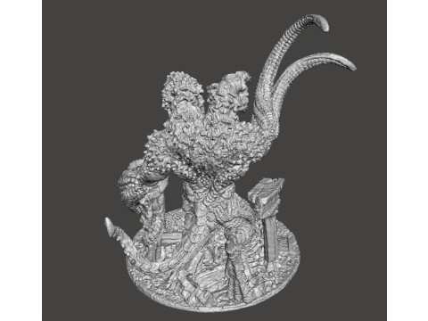 LASHER DEMONE RIGHELLO DEL MONDO INFERIORE MODELLO IN MINIATURA FANTASY GAMES RPG Modello di stampa 3D