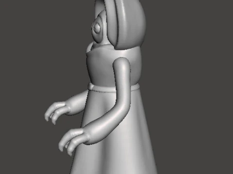 हॉरर या फंतासी गेम आरपीजी डीएनडी के लिए फ्लैटवुड्स मॉन्स्टर मिनिएचर मॉडल 3D प्रिंट मॉडल