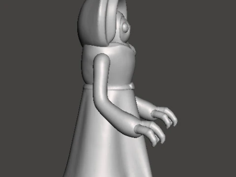 हॉरर या फंतासी गेम आरपीजी डीएनडी के लिए फ्लैटवुड्स मॉन्स्टर मिनिएचर मॉडल 3D प्रिंट मॉडल