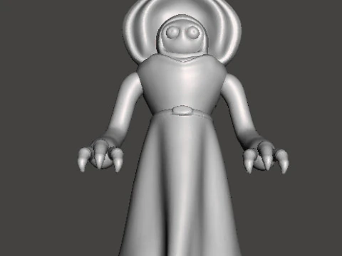 हॉरर या फंतासी गेम आरपीजी डीएनडी के लिए फ्लैटवुड्स मॉन्स्टर मिनिएचर मॉडल 3D प्रिंट मॉडल