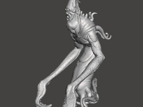 МОДЕЛЬ КОСМИЧЕСКОГО УОКЕРА ДЛЯ ИГР УЖАСОВ ИЛИ ФЭНТЕЗИ RPG DND 3D Принт Модель