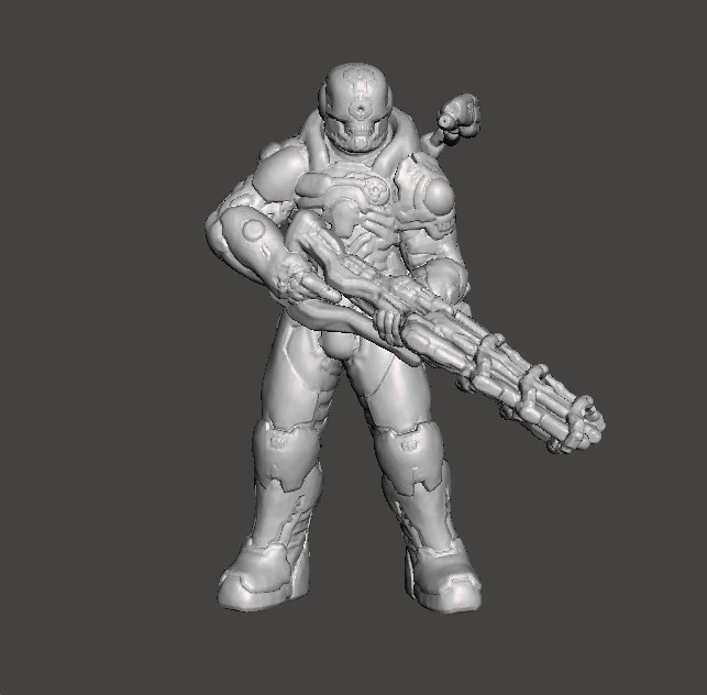 SLAYER MAYKR ARMOR MINIATURE MODEL FIGURE FOR SCIFI GAMES RPG DND 3D Print Model .c4d .max .obj .3ds .fbx .stl .blend 