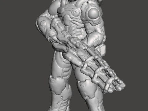 SLAYER MAYKR ARMOR MINIATURE MODEL FIGURE FOR SCIFI GAMES RPG DND 3D Print Model