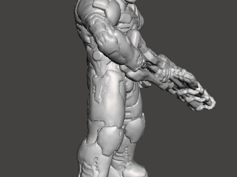 SLAYER MAYKR ARMOR MINIATURE MODEL FIGURE FOR SCIFI GAMES RPG DND 3D Print Model