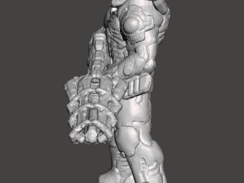 SLAYER MAYKR 装甲微型模型人偶适用于科幻游戏角色扮演游戏 DND 3D 打印模型