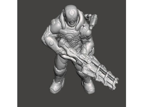 SLAYER MAYKR ARMOR MINIATURE MODEL FIGURE FOR SCIFI GAMES RPG DND 3D Print Model