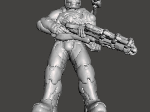 SLAYER MAYKR 装甲微型模型人偶适用于科幻游戏角色扮演游戏 DND 3D 打印模型