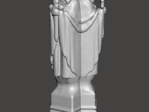 三重邪教徒雕像微型模型地形适用于奇幻游戏角色扮演游戏 DND 3D 打印模型