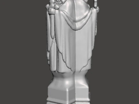 TRIPLA STATUA DEL CULTISTA MODELLO IN MINIATURA DI TERRENO PER GIOCHI FANTASY RPG DND Modello di stampa 3D