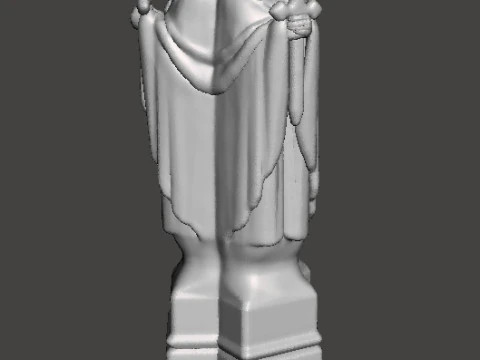 TRIPLA STATUA DEL CULTISTA MODELLO IN MINIATURA DI TERRENO PER GIOCHI FANTASY RPG DND Modello di stampa 3D